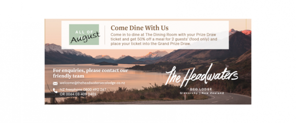 Come Dine With Us extended offer