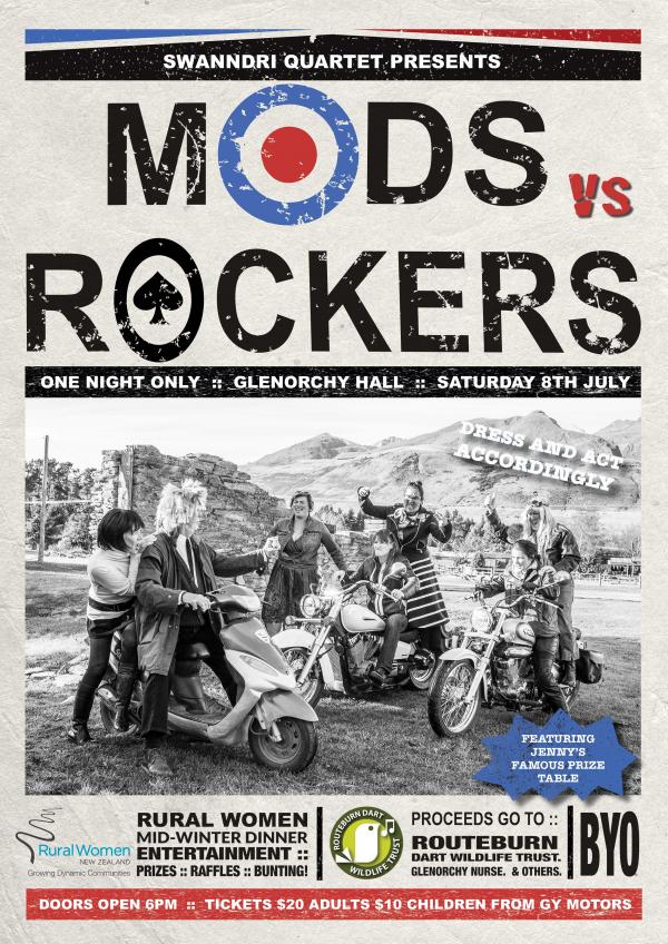 MODS vs ROCKERS MIDWINTER DINNER Events » Glenorchy Community