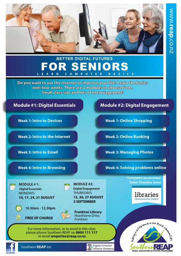 Digital Futures for Seniors Queenstown 1