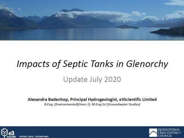 Capture Impacts Septic Tank GY